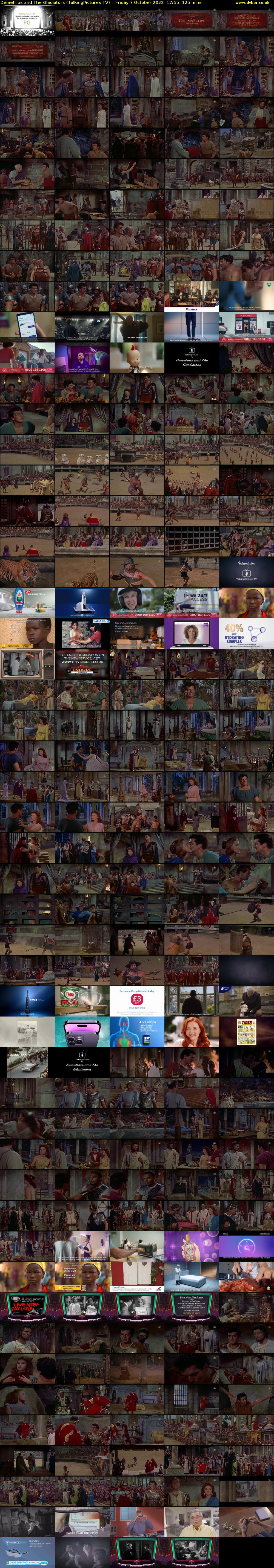Demetrius and The Gladiators (TalkingPictures TV) Friday 7 October 2022 17:55 - 20:00