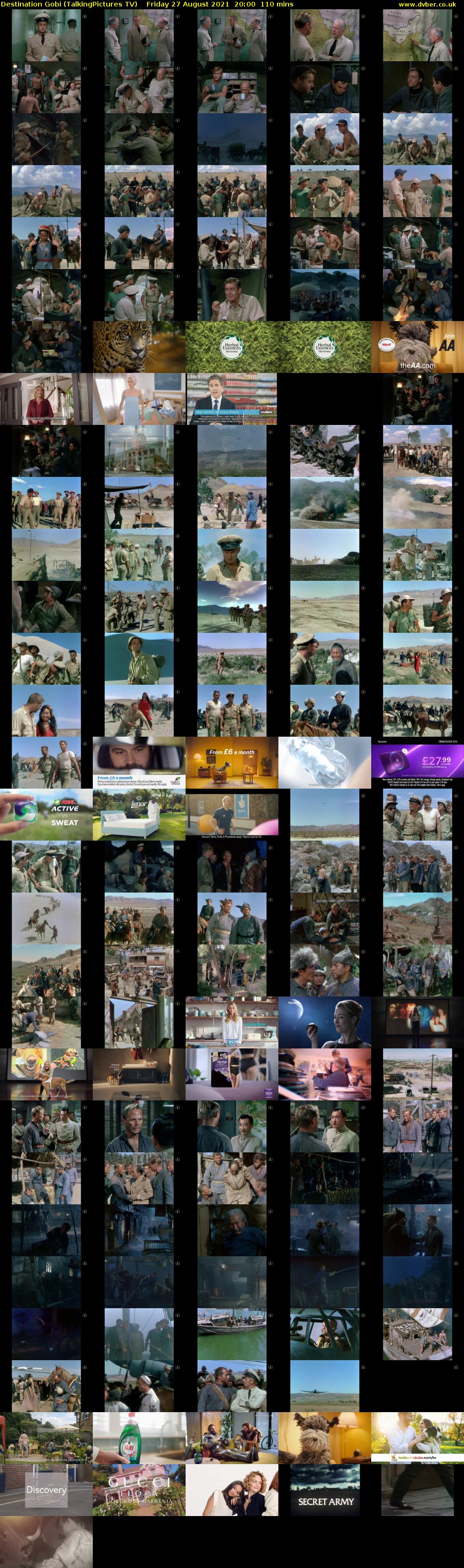 Destination Gobi (TalkingPictures TV) Friday 27 August 2021 20:00 - 21:50