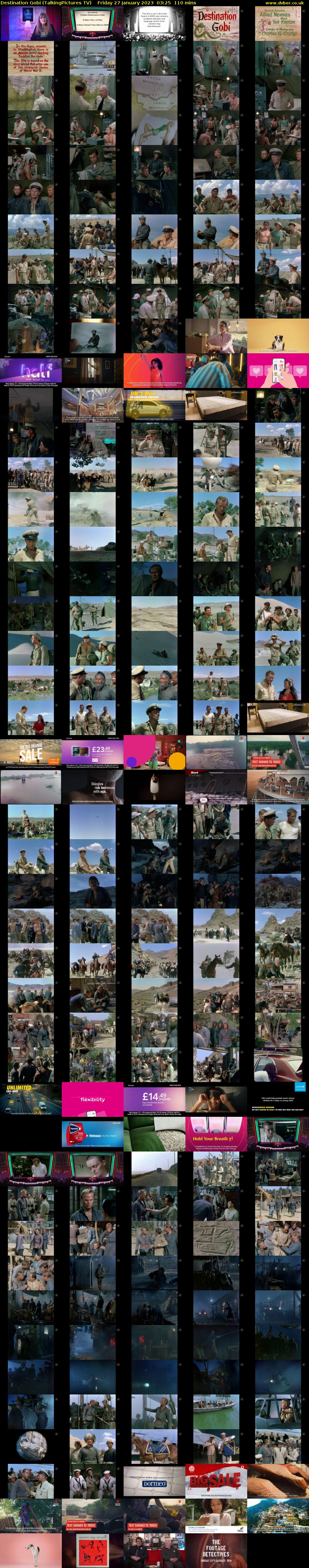 Destination Gobi (TalkingPictures TV) Friday 27 January 2023 03:25 - 05:15