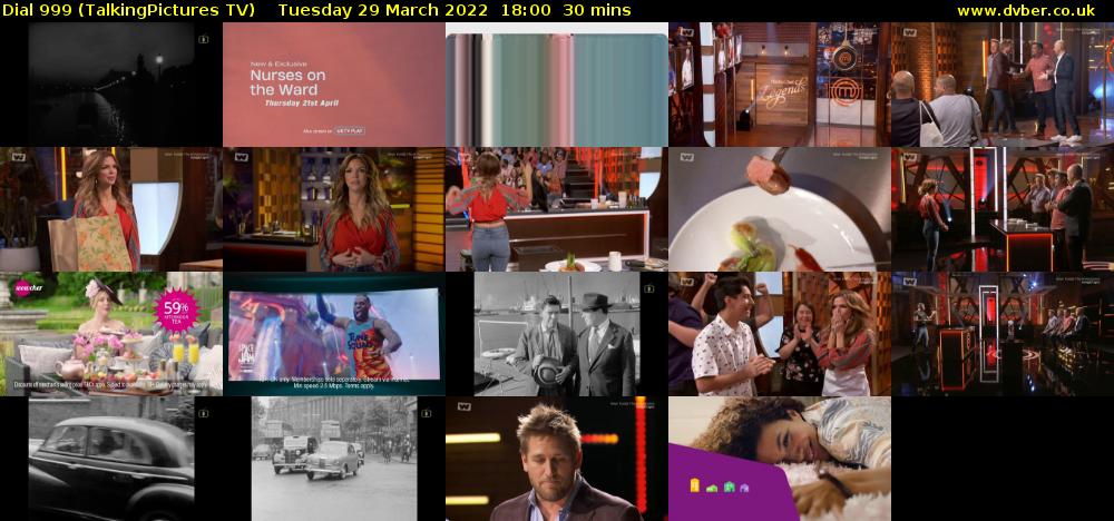 Dial 999 (TalkingPictures TV) Tuesday 29 March 2022 18:00 - 18:30