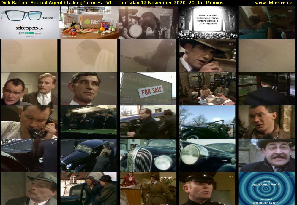 Dick Barton: Special Agent (TalkingPictures TV) Thursday 12 November 2020 20:45 - 21:00