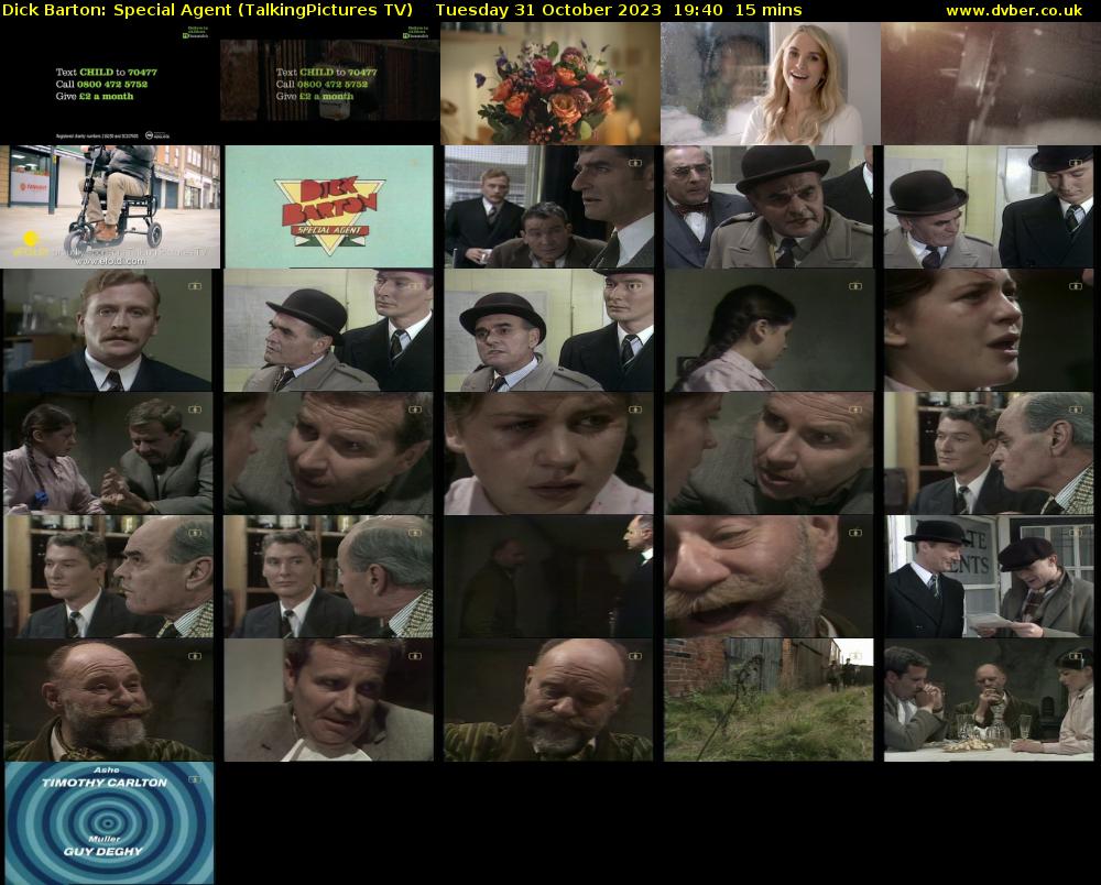Dick Barton: Special Agent (TalkingPictures TV) Tuesday 31 October 2023 19:40 - 19:55