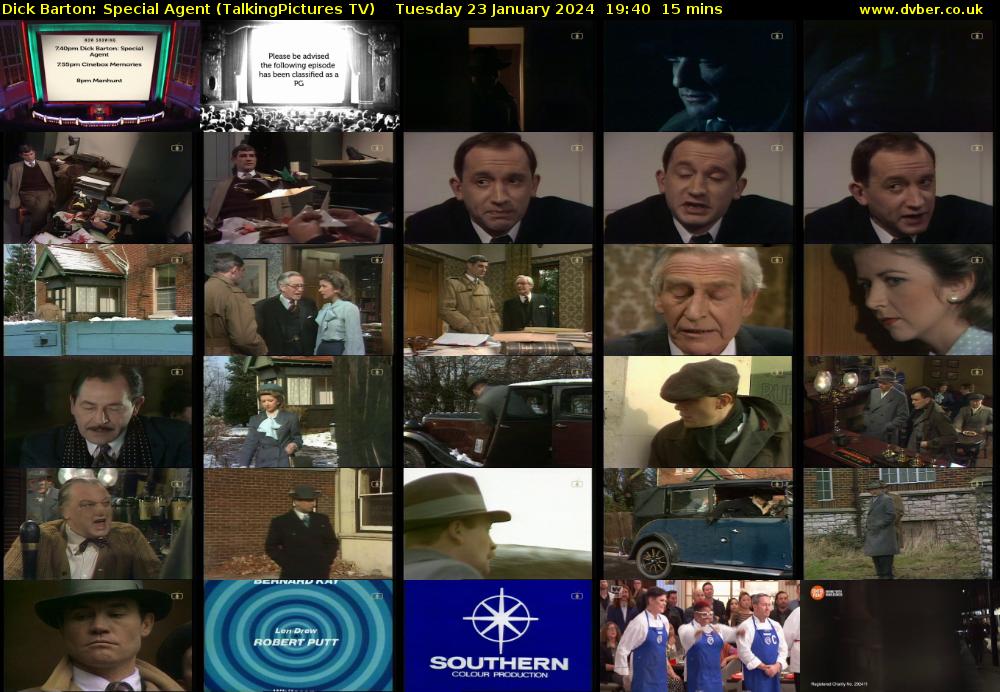 Dick Barton: Special Agent (TalkingPictures TV) Tuesday 23 January 2024 19:40 - 19:55
