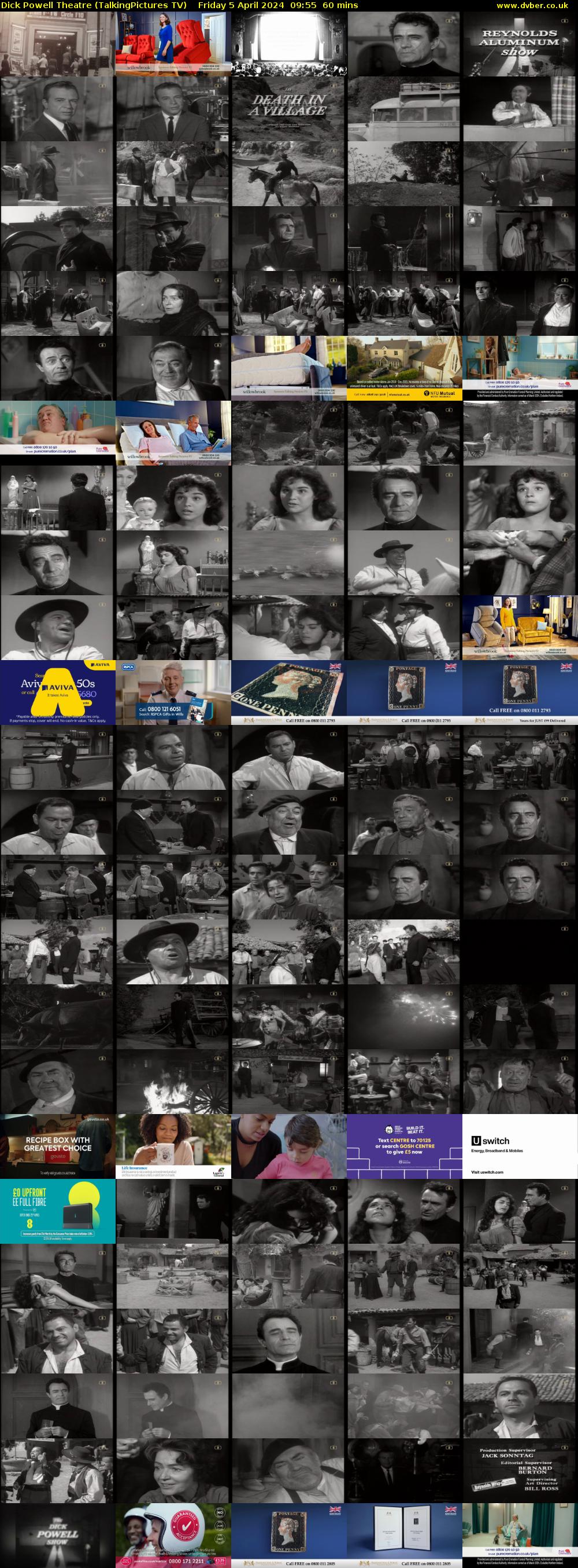 Dick Powell Theatre (TalkingPictures TV) Friday 5 April 2024 09:55 - 10:55