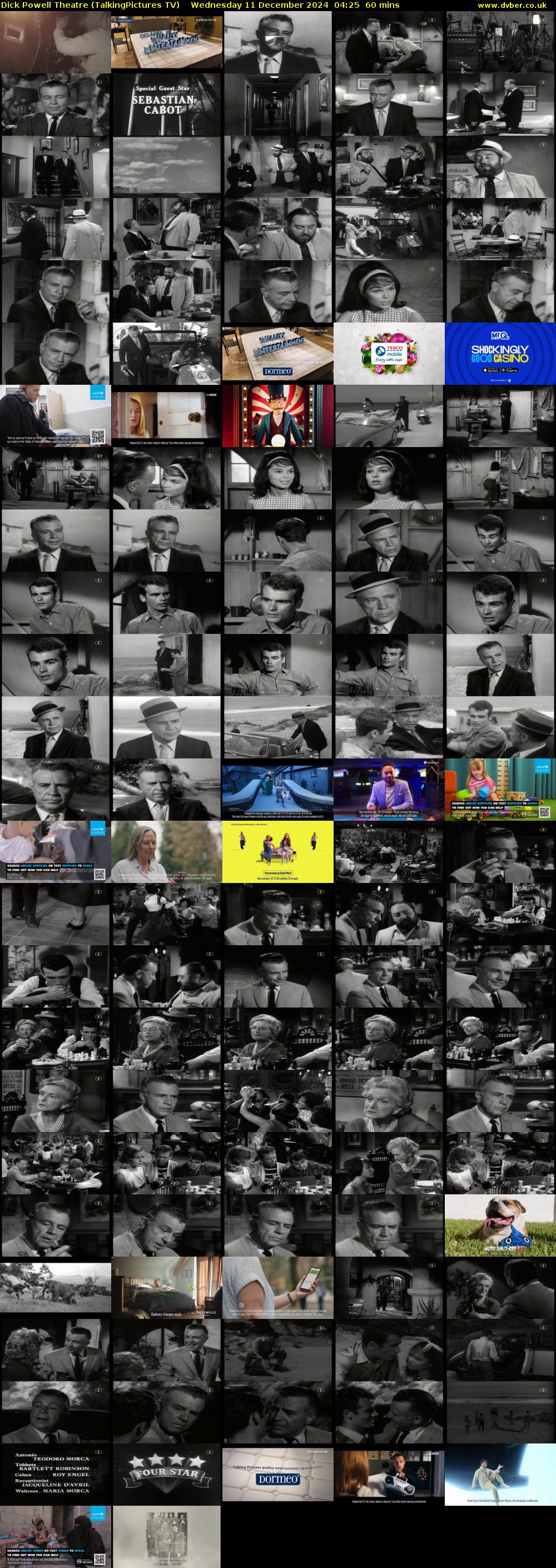 Dick Powell Theatre (TalkingPictures TV) Wednesday 11 December 2024 04:25 - 05:25