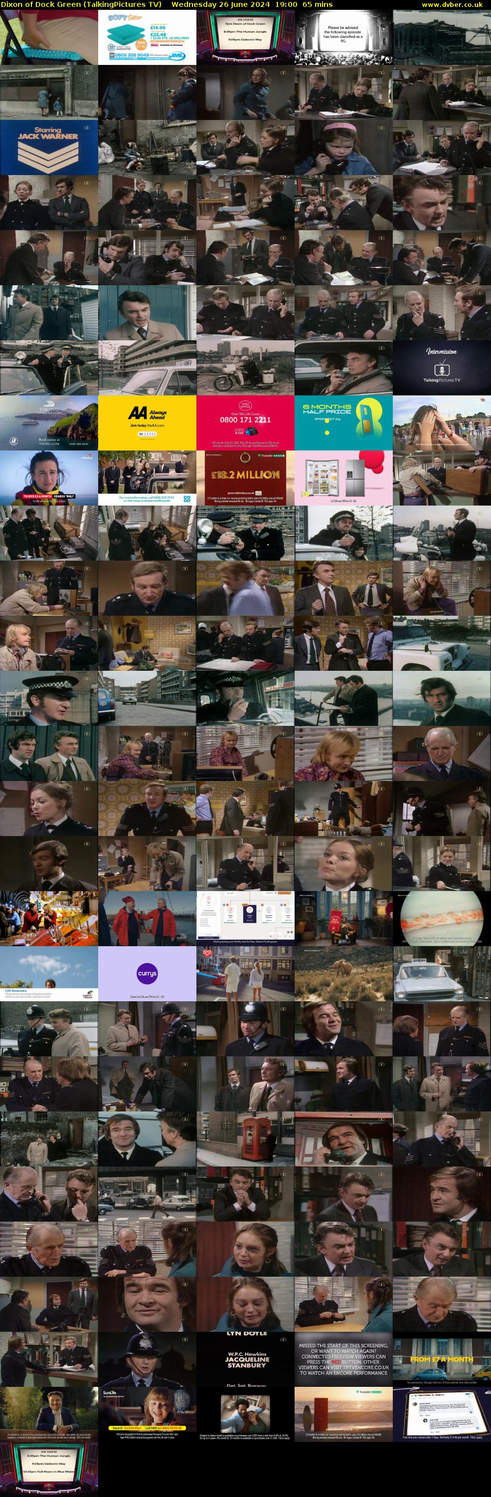 Dixon of Dock Green (TalkingPictures TV) Wednesday 26 June 2024 19:00 - 20:05