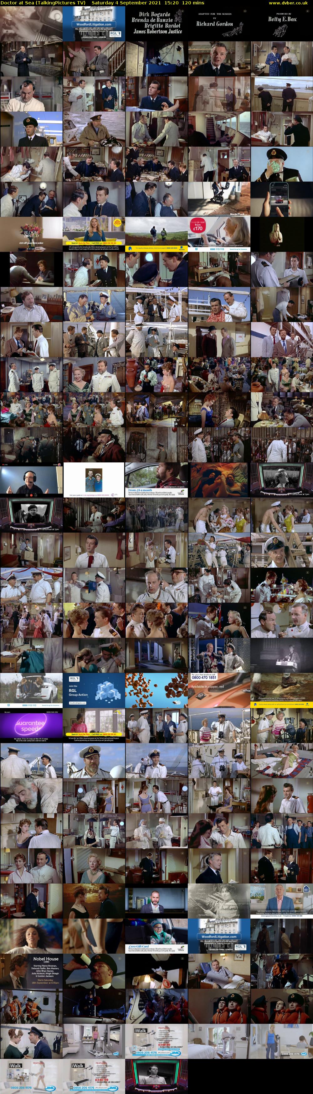 Doctor at Sea (TalkingPictures TV) Saturday 4 September 2021 15:20 - 17:20