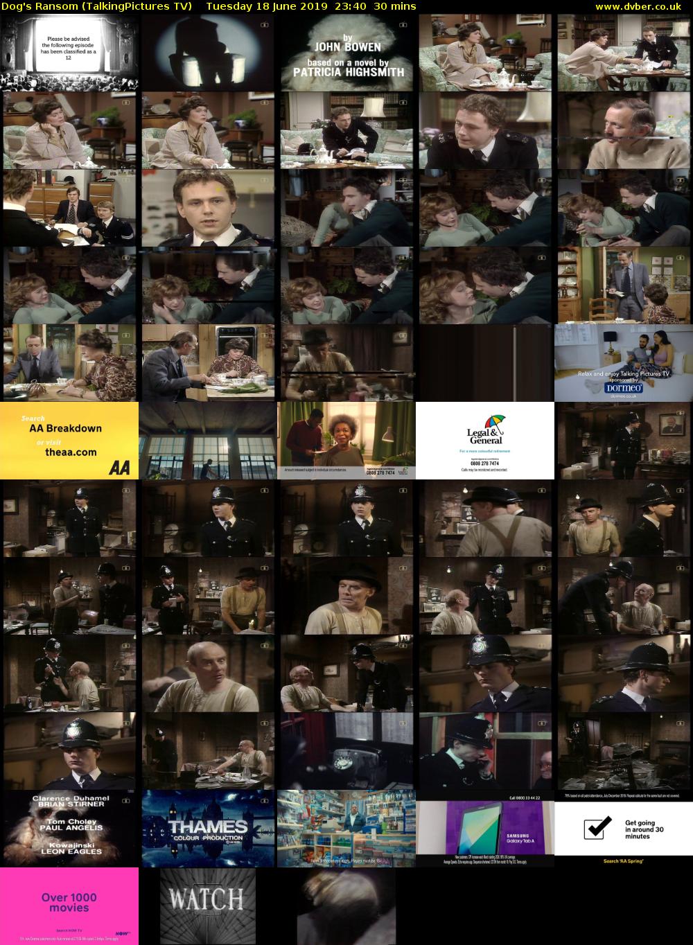 Dog's Ransom (TalkingPictures TV) Tuesday 18 June 2019 23:40 - 00:10