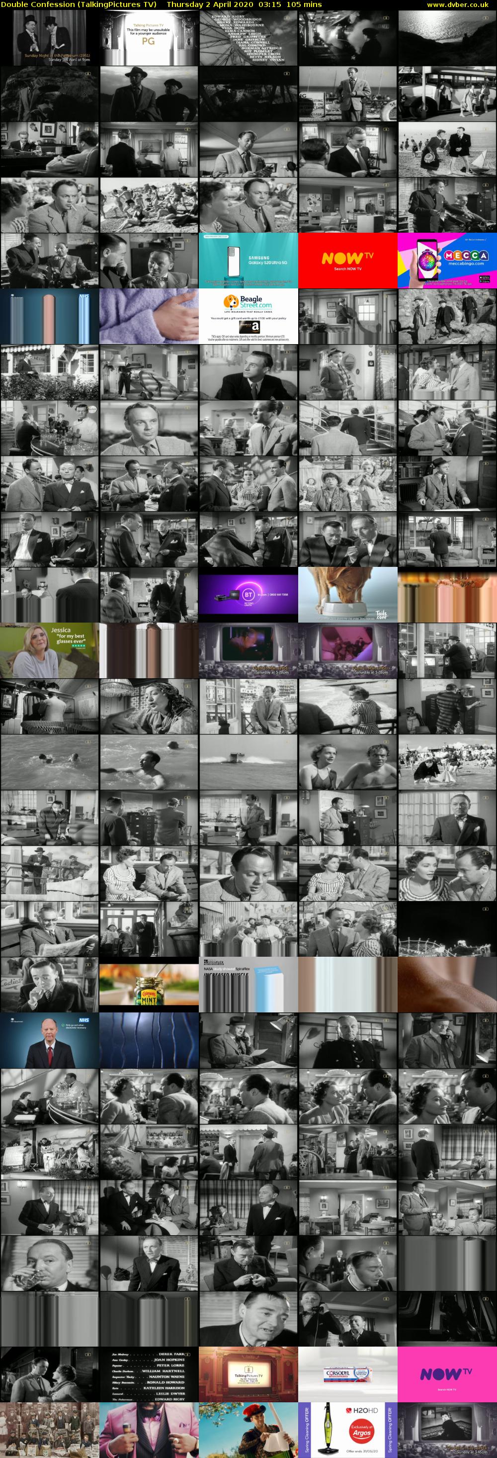 Double Confession (TalkingPictures TV) Thursday 2 April 2020 03:15 - 05:00