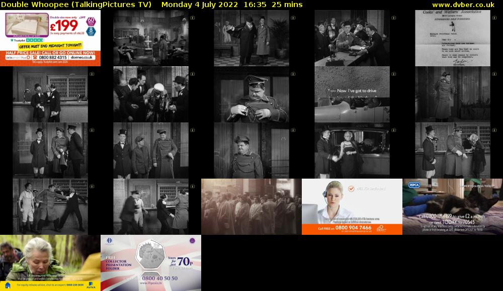 Double Whoopee (TalkingPictures TV) Monday 4 July 2022 16:35 - 17:00