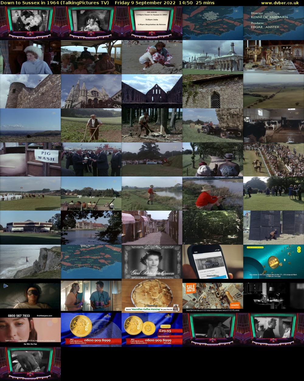 Down to Sussex in 1964 (TalkingPictures TV) Friday 9 September 2022 14:50 - 15:15