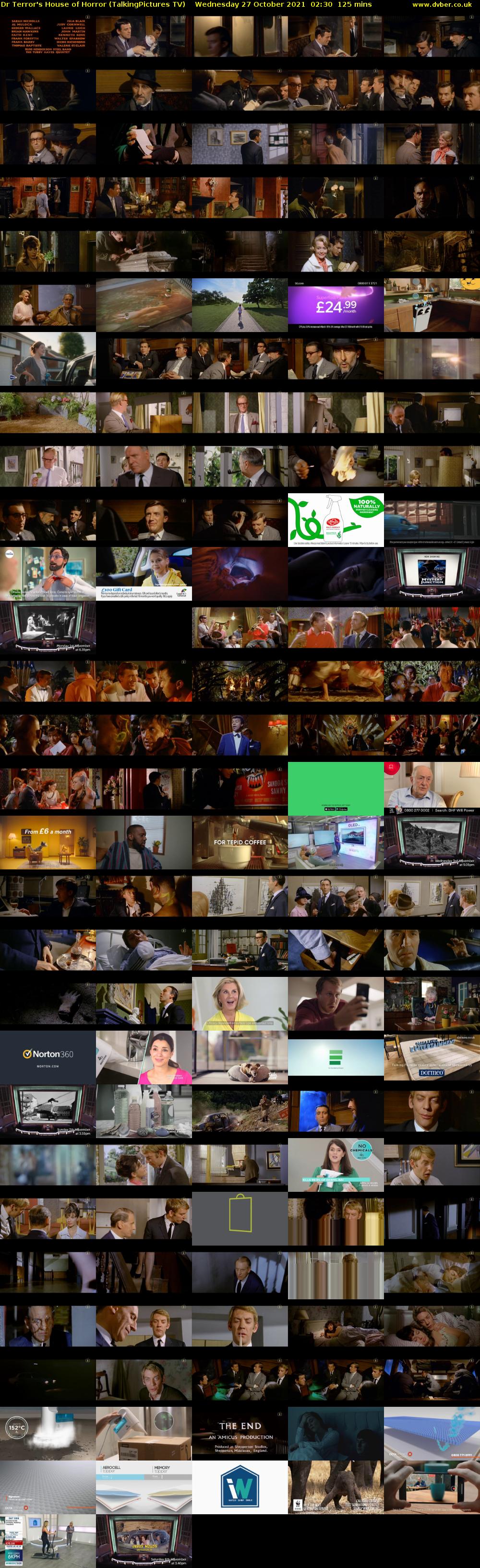 Dr Terror's House of Horror (TalkingPictures TV) Wednesday 27 October 2021 02:30 - 04:35