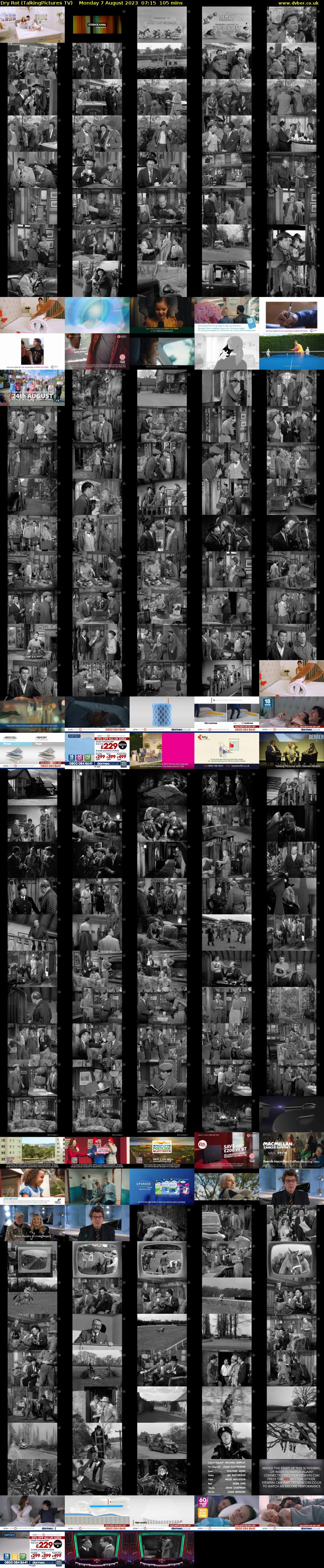 Dry Rot (TalkingPictures TV) Monday 7 August 2023 07:15 - 09:00