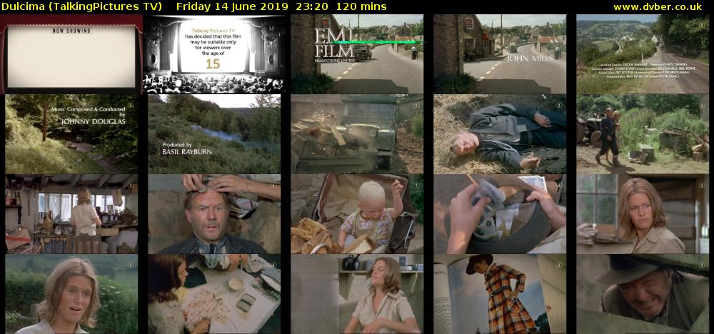Dulcima (TalkingPictures TV) Friday 14 June 2019 23:20 - 01:20