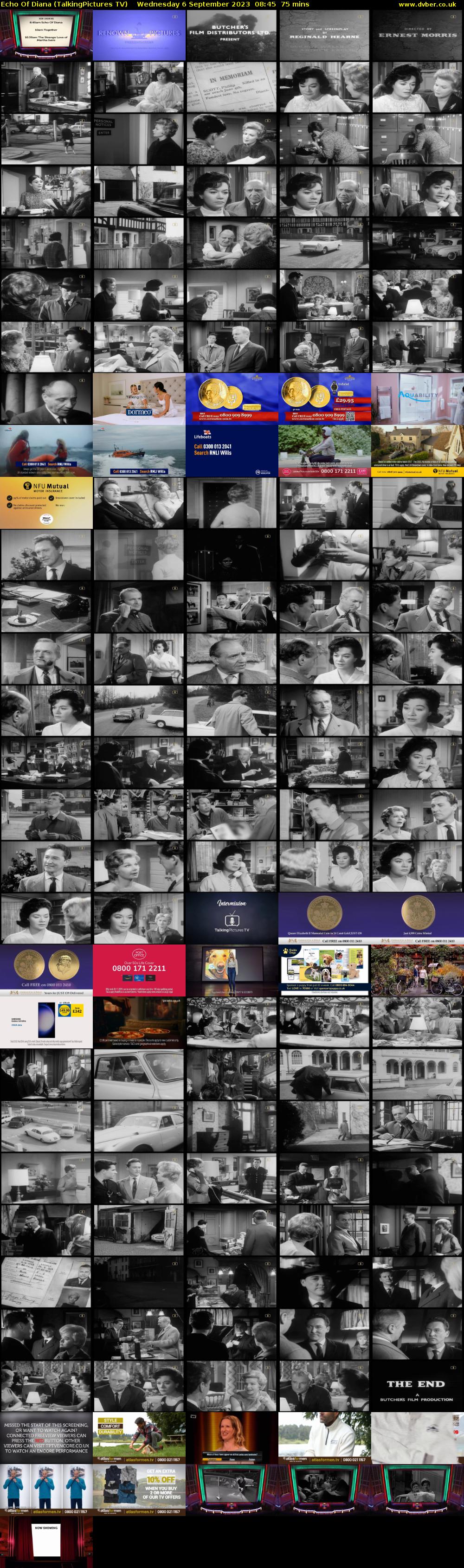 Echo Of Diana (TalkingPictures TV) Wednesday 6 September 2023 08:45 - 10:00