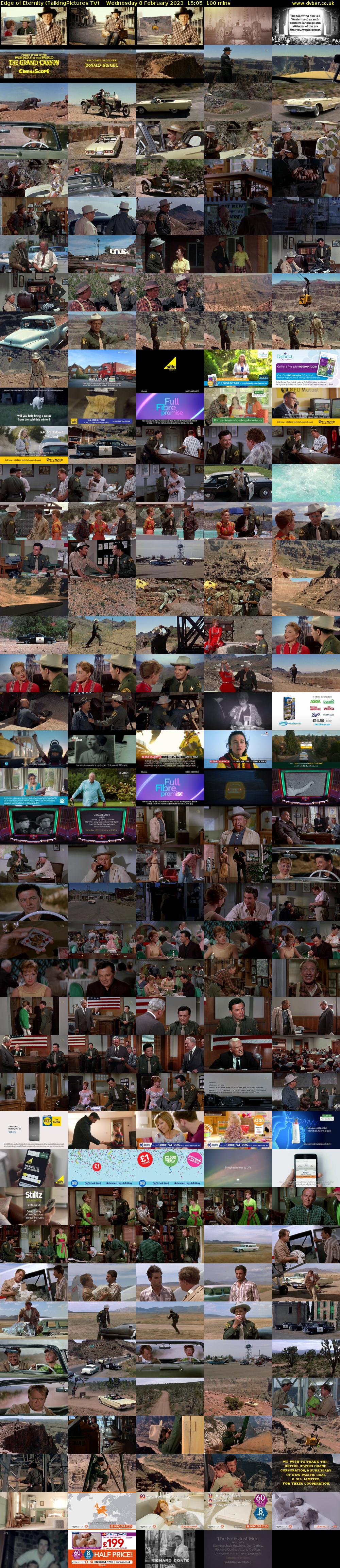 Edge of Eternity (TalkingPictures TV) Wednesday 8 February 2023 15:05 - 16:45