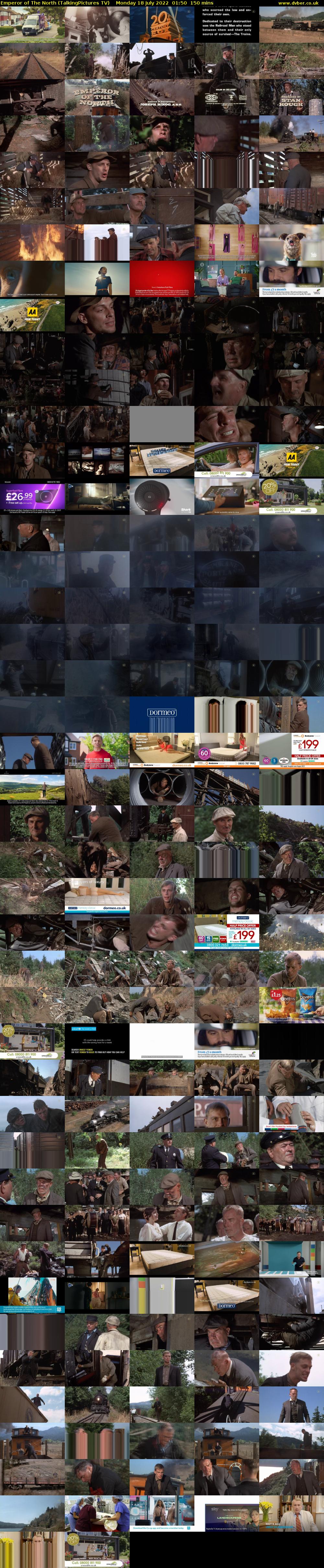 Emperor of The North (TalkingPictures TV) Monday 18 July 2022 01:50 - 04:20