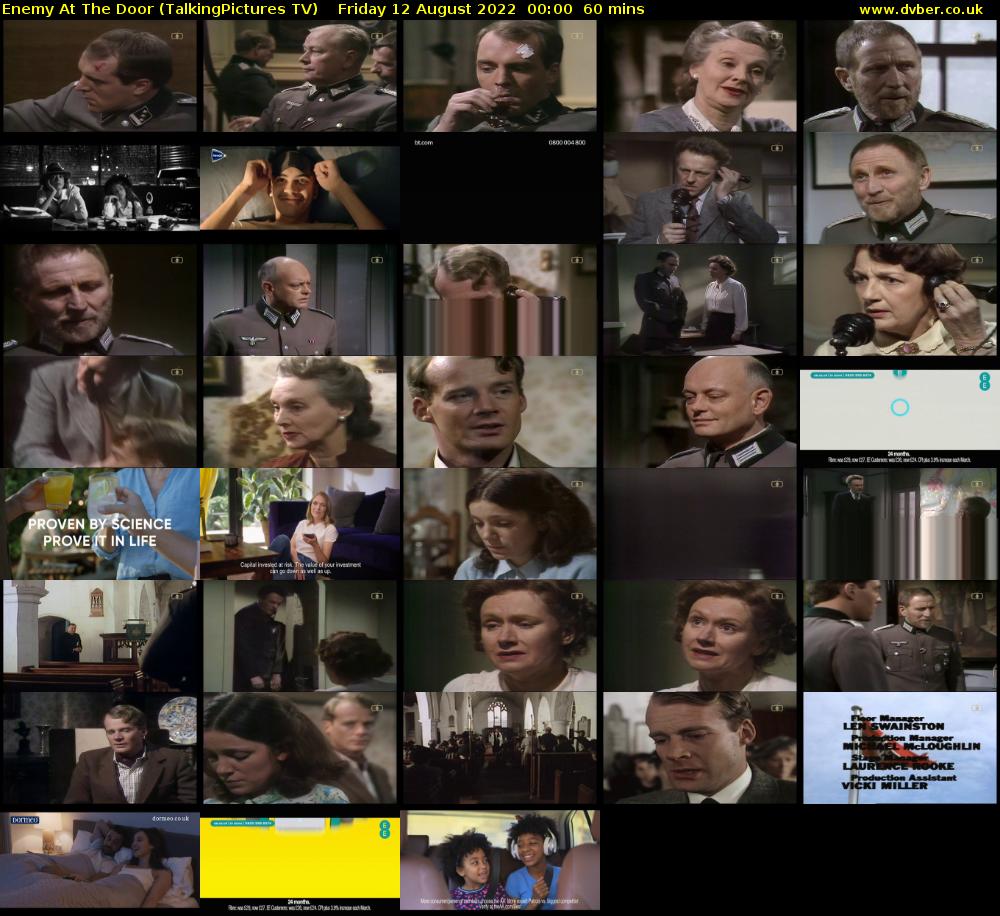 Enemy At The Door (TalkingPictures TV) Friday 12 August 2022 00:00 - 01:00
