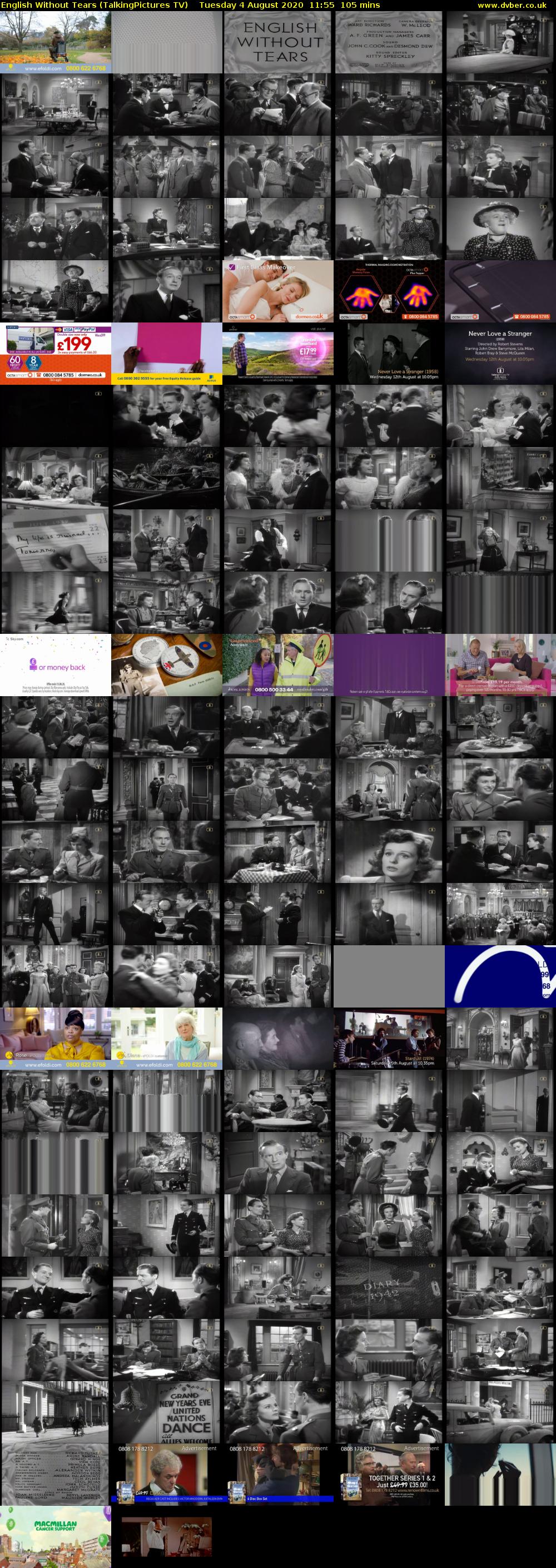 English Without Tears (TalkingPictures TV) Tuesday 4 August 2020 11:55 - 13:40