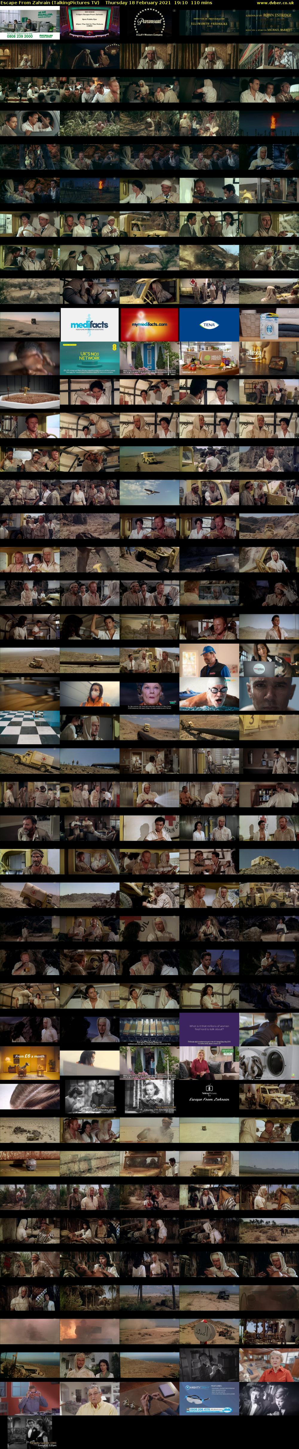 Escape From Zahrain (TalkingPictures TV) Thursday 18 February 2021 19:10 - 21:00