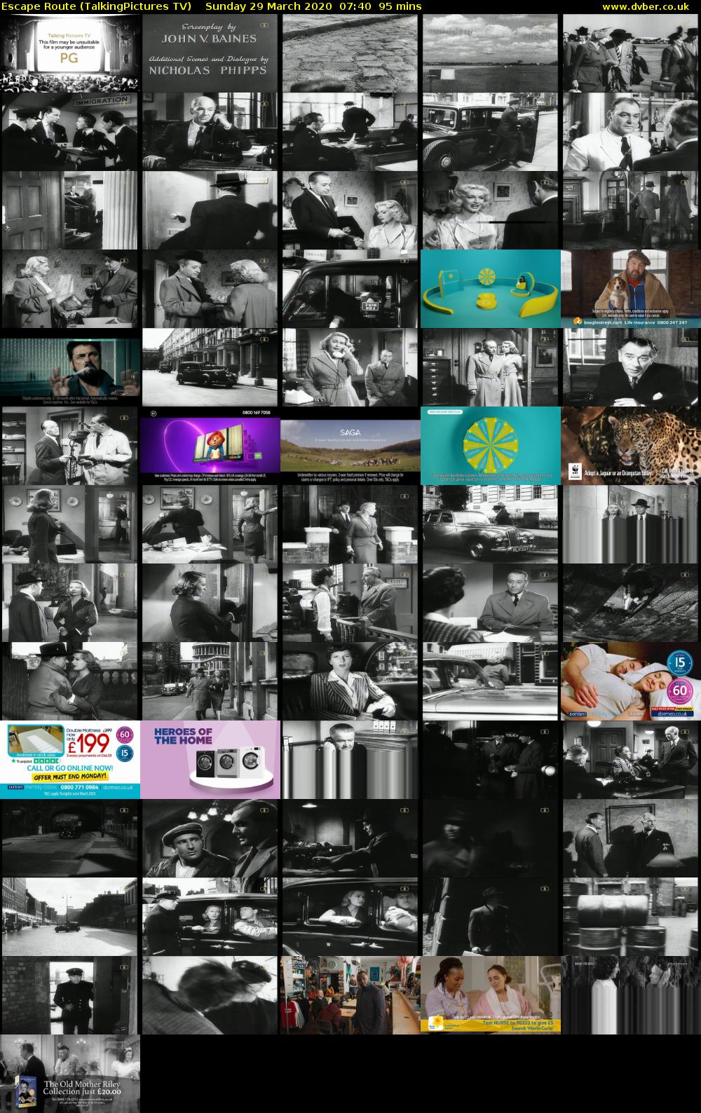 Escape Route (TalkingPictures TV) Sunday 29 March 2020 07:40 - 09:15
