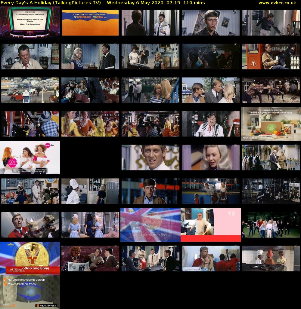 Every Day's A Holiday (TalkingPictures TV) Wednesday 6 May 2020 07:15 - 09:05
