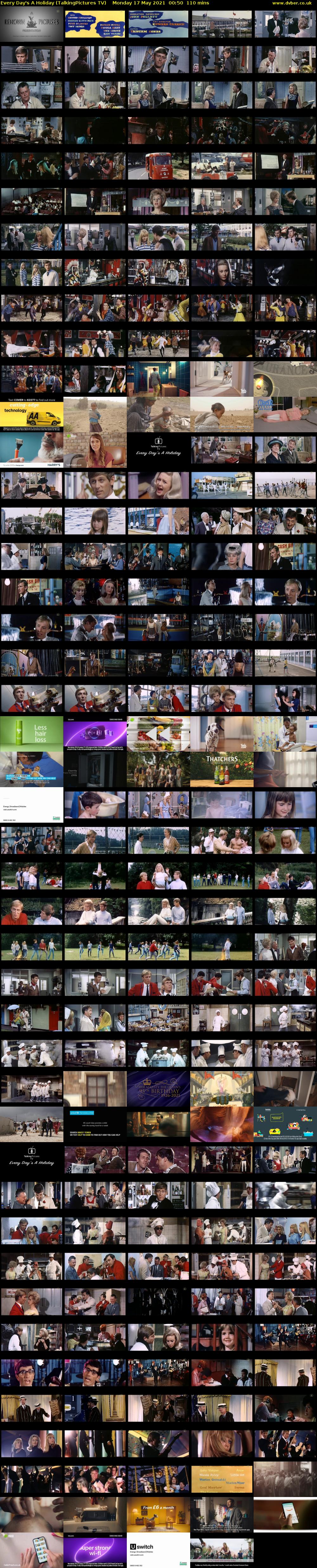 Every Day's A Holiday (TalkingPictures TV) Monday 17 May 2021 00:50 - 02:40