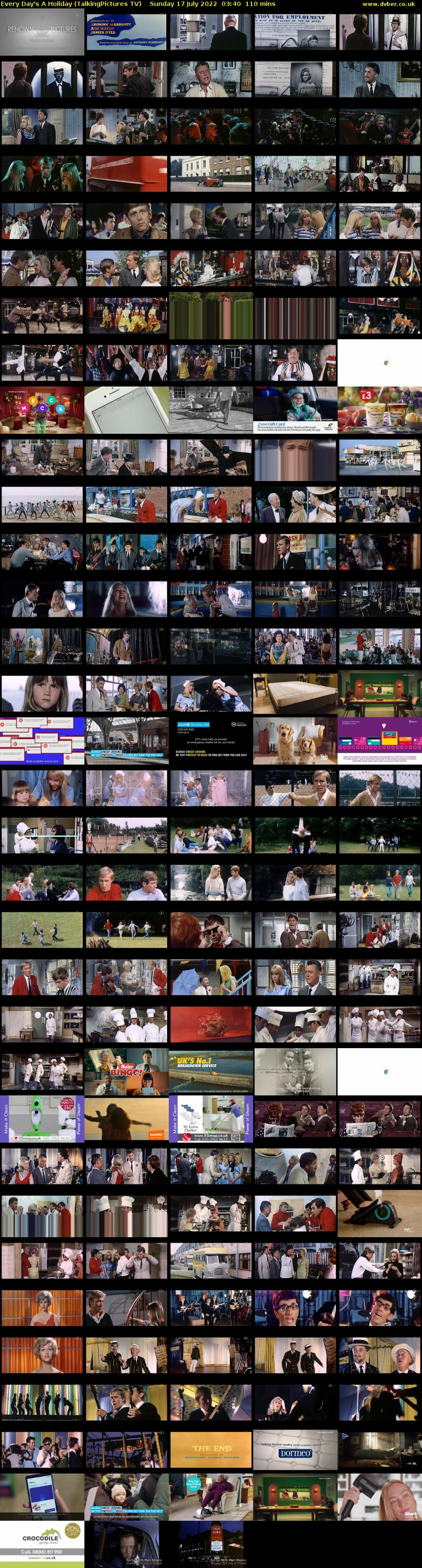 Every Day's A Holiday (TalkingPictures TV) Sunday 17 July 2022 03:40 - 05:30