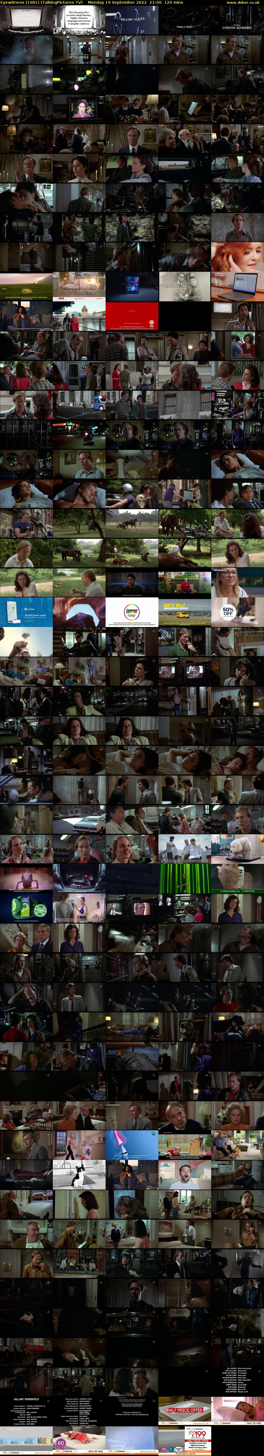 Eyewitness (1981) (TalkingPictures TV) Monday 19 September 2022 21:00 - 23:00