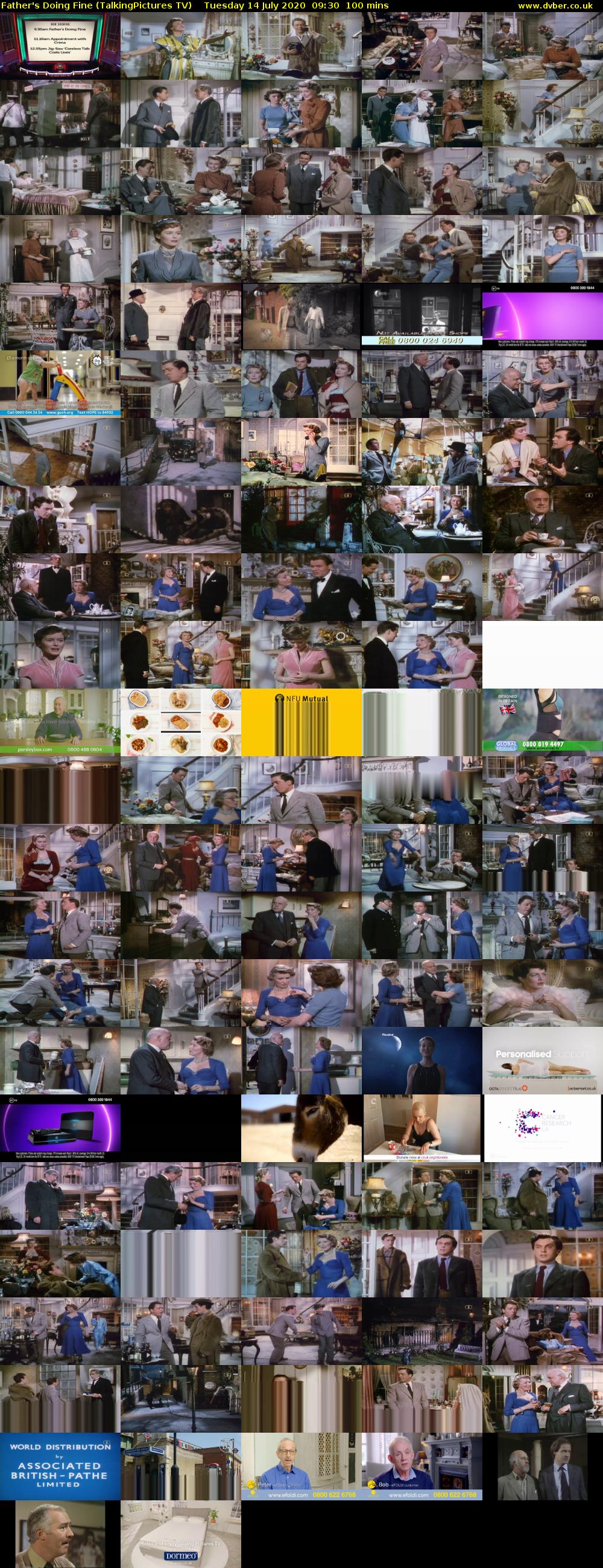 Father's Doing Fine (TalkingPictures TV) Tuesday 14 July 2020 09:30 - 11:10
