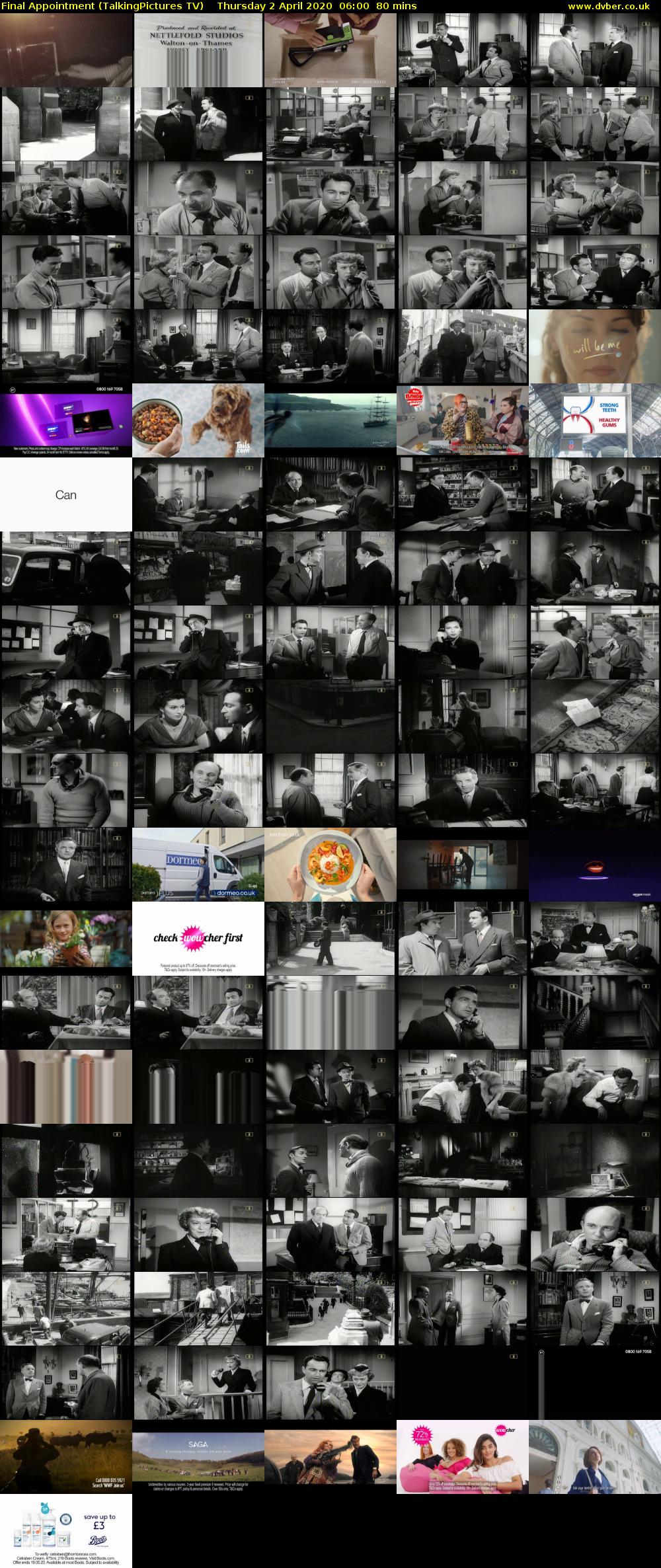Final Appointment (TalkingPictures TV) Thursday 2 April 2020 06:00 - 07:20