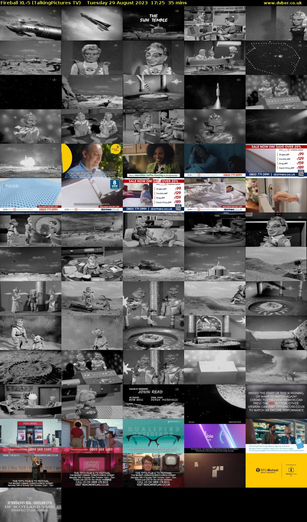 Fireball XL-5 (TalkingPictures TV) Tuesday 29 August 2023 17:25 - 18:00