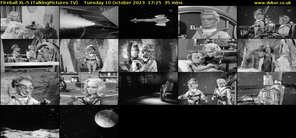Fireball XL-5 (TalkingPictures TV) Tuesday 10 October 2023 17:25 - 18:00