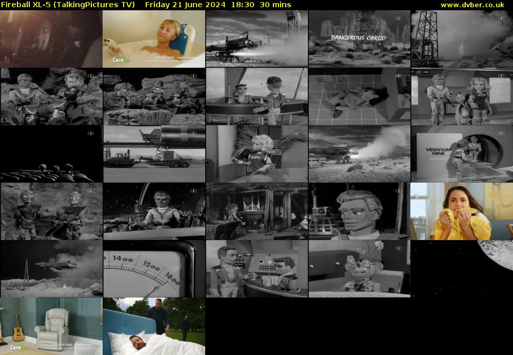 Fireball XL-5 (TalkingPictures TV) Friday 21 June 2024 18:30 - 19:00