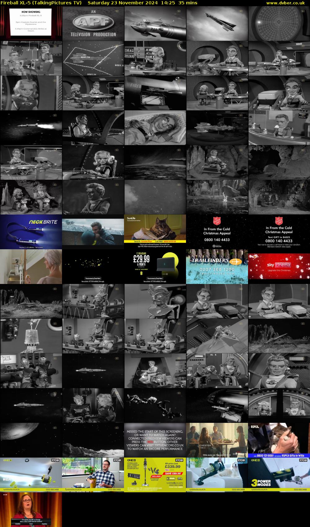 Fireball XL-5 (TalkingPictures TV) Saturday 23 November 2024 14:25 - 15:00