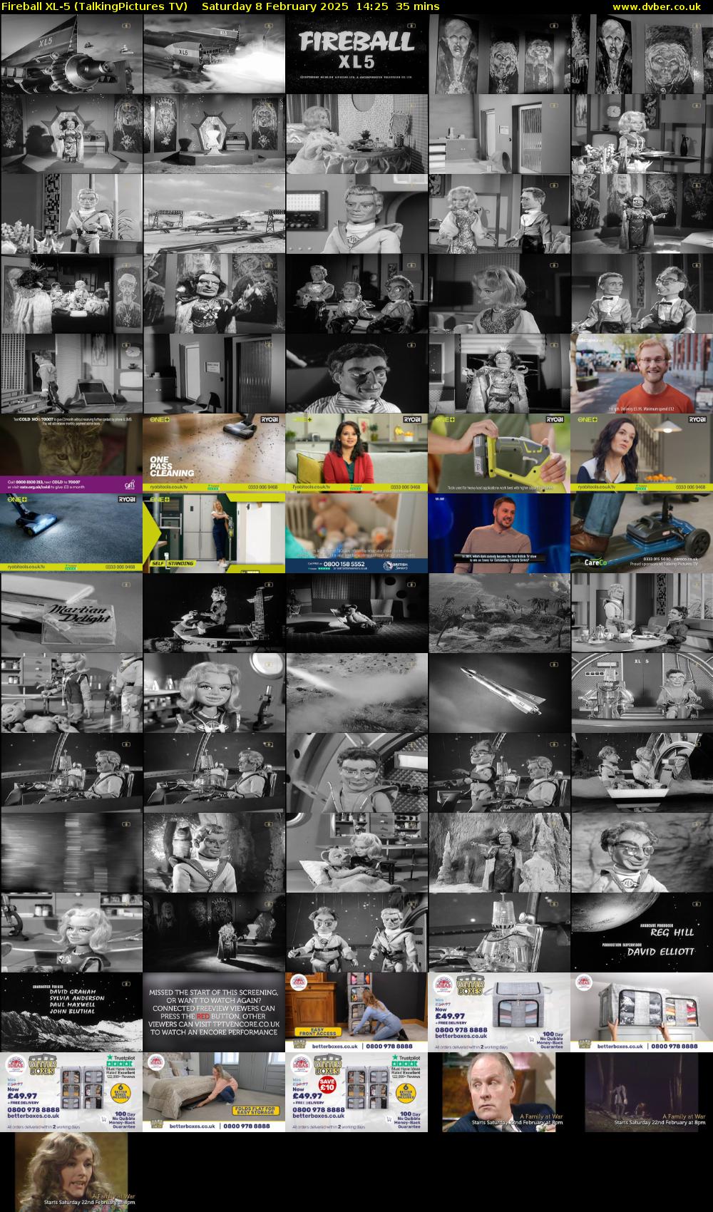 Fireball XL-5 (TalkingPictures TV) Saturday 8 February 2025 14:25 - 15:00