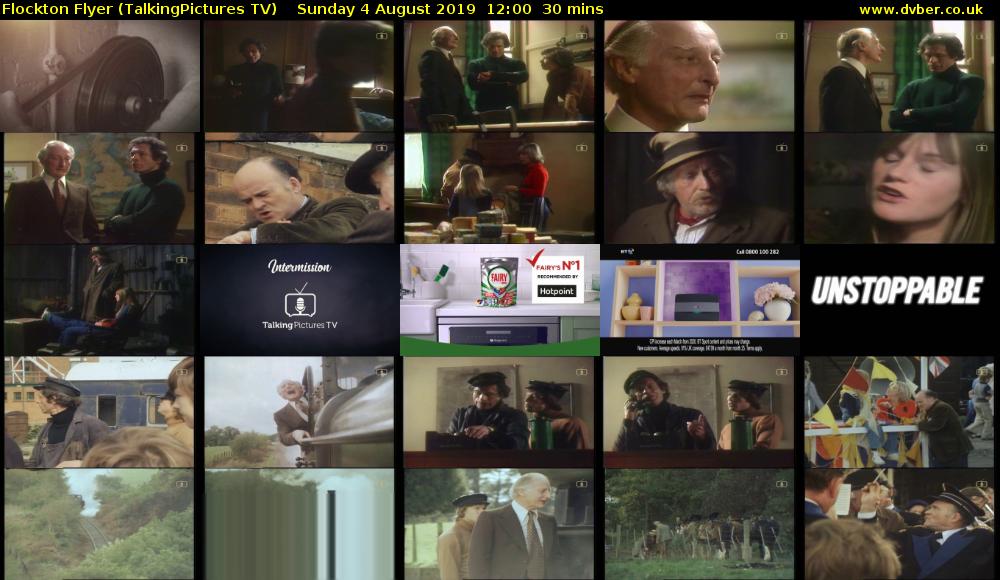 Flockton Flyer (TalkingPictures TV) Sunday 4 August 2019 12:00 - 12:30