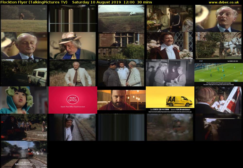 Flockton Flyer (TalkingPictures TV) Saturday 10 August 2019 12:00 - 12:30