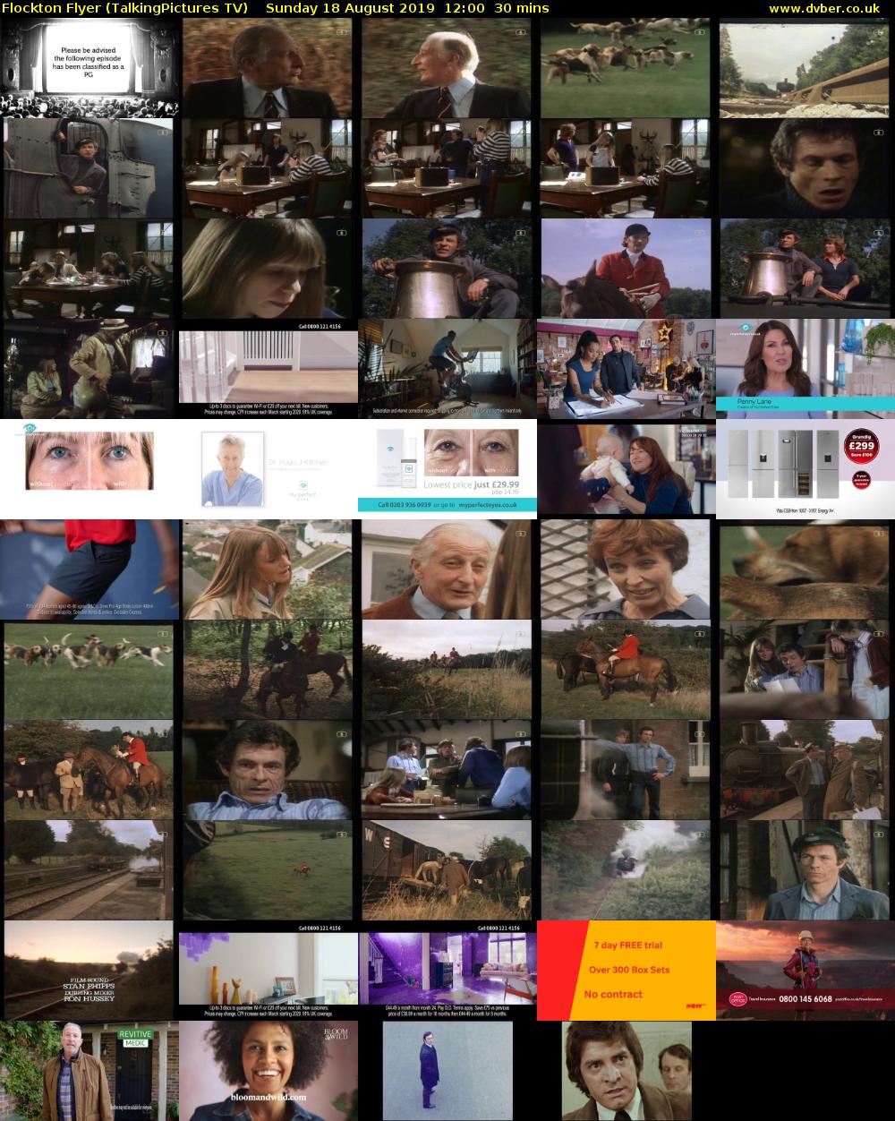 Flockton Flyer (TalkingPictures TV) Sunday 18 August 2019 12:00 - 12:30