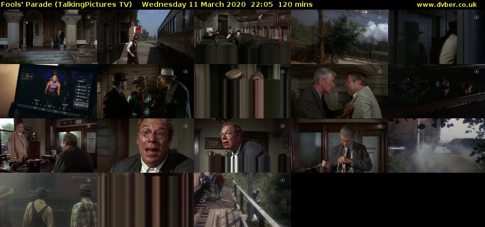 Fools' Parade (TalkingPictures TV) Wednesday 11 March 2020 22:05 - 00:05