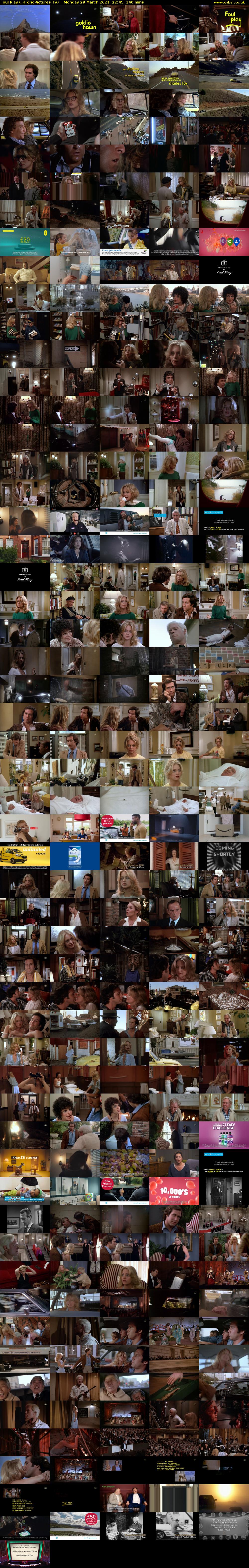 Foul Play (TalkingPictures TV) Monday 29 March 2021 22:45 - 01:05