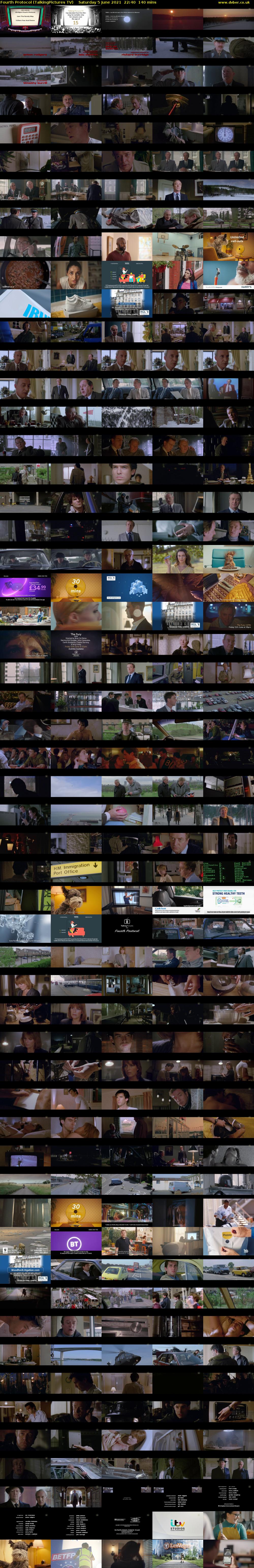 Fourth Protocol (TalkingPictures TV) Saturday 5 June 2021 22:40 - 01:00