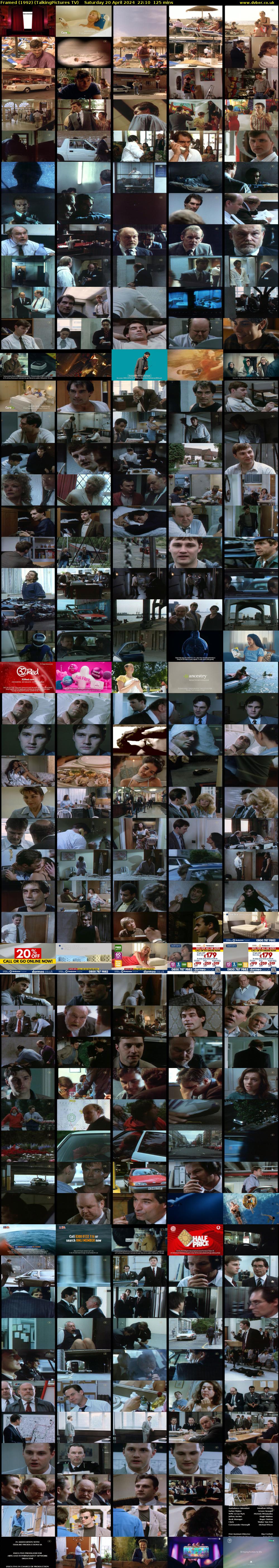 Framed (1992) (TalkingPictures TV) Saturday 20 April 2024 22:10 - 00:15