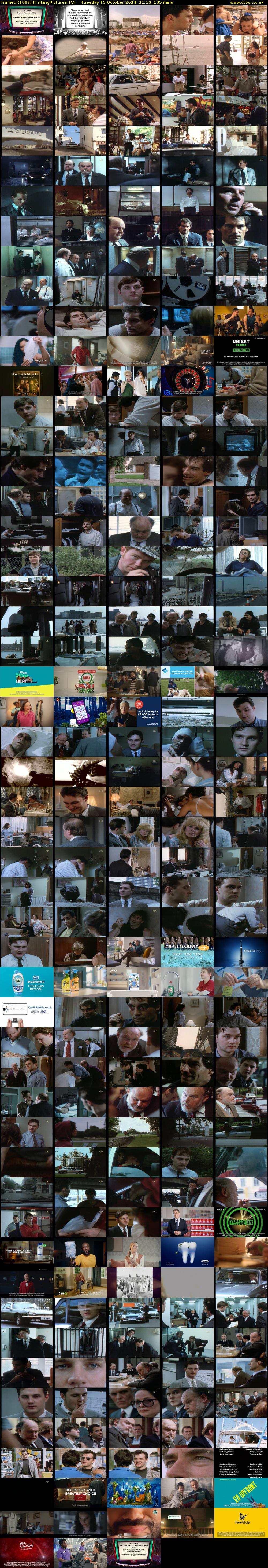 Framed (1992) (TalkingPictures TV) Tuesday 15 October 2024 21:10 - 23:25