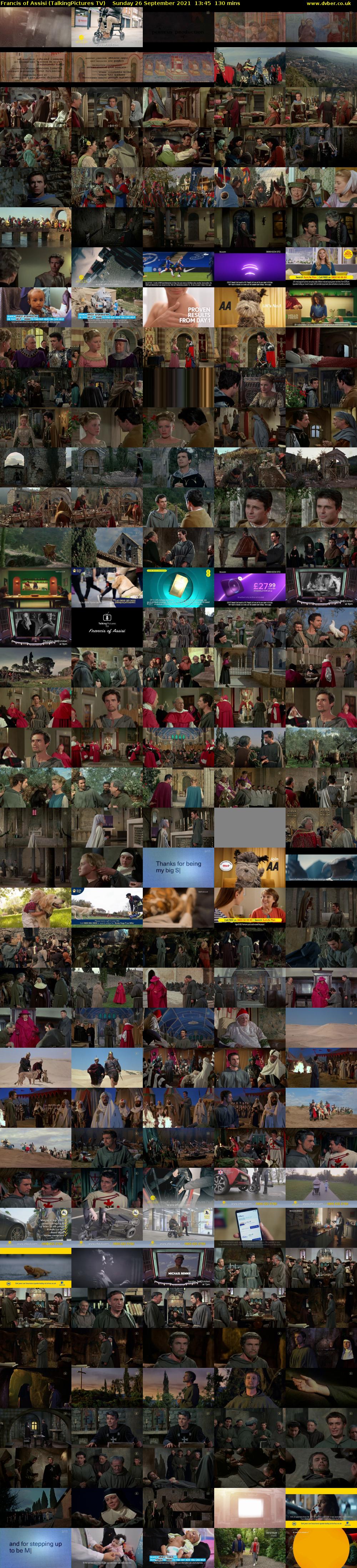 Francis of Assisi (TalkingPictures TV) Sunday 26 September 2021 13:45 - 15:55