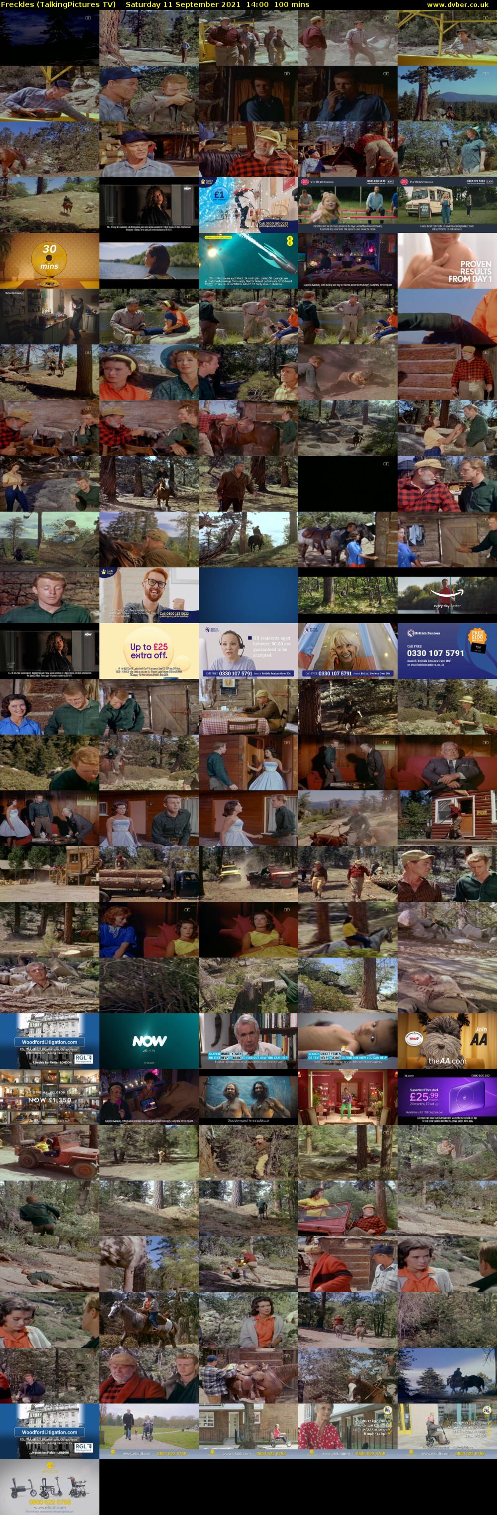 Freckles (TalkingPictures TV) Saturday 11 September 2021 14:00 - 15:40