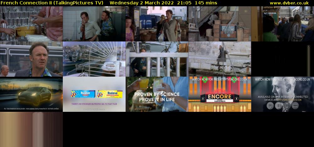 French Connection II (TalkingPictures TV) Wednesday 2 March 2022 21:05 - 23:30