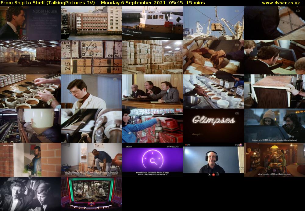 From Ship to Shelf (TalkingPictures TV) Monday 6 September 2021 05:45 - 06:00