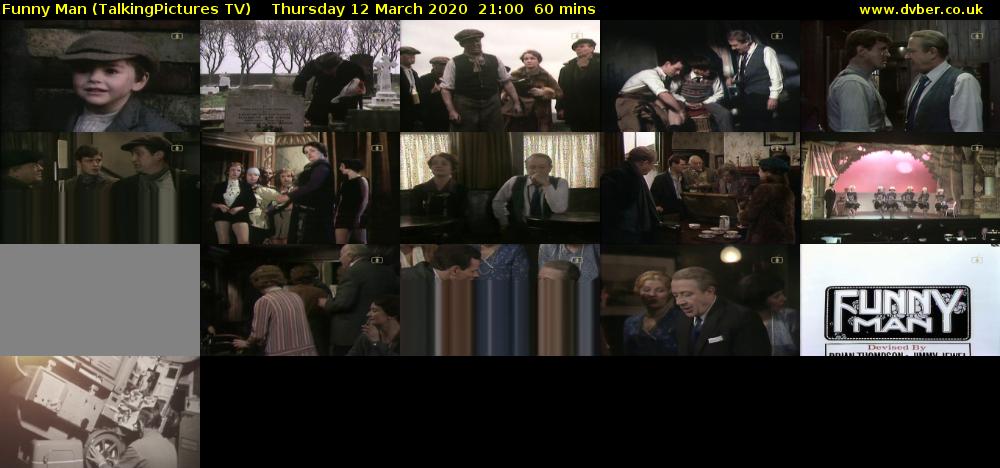 Funny Man (TalkingPictures TV) Thursday 12 March 2020 21:00 - 22:00