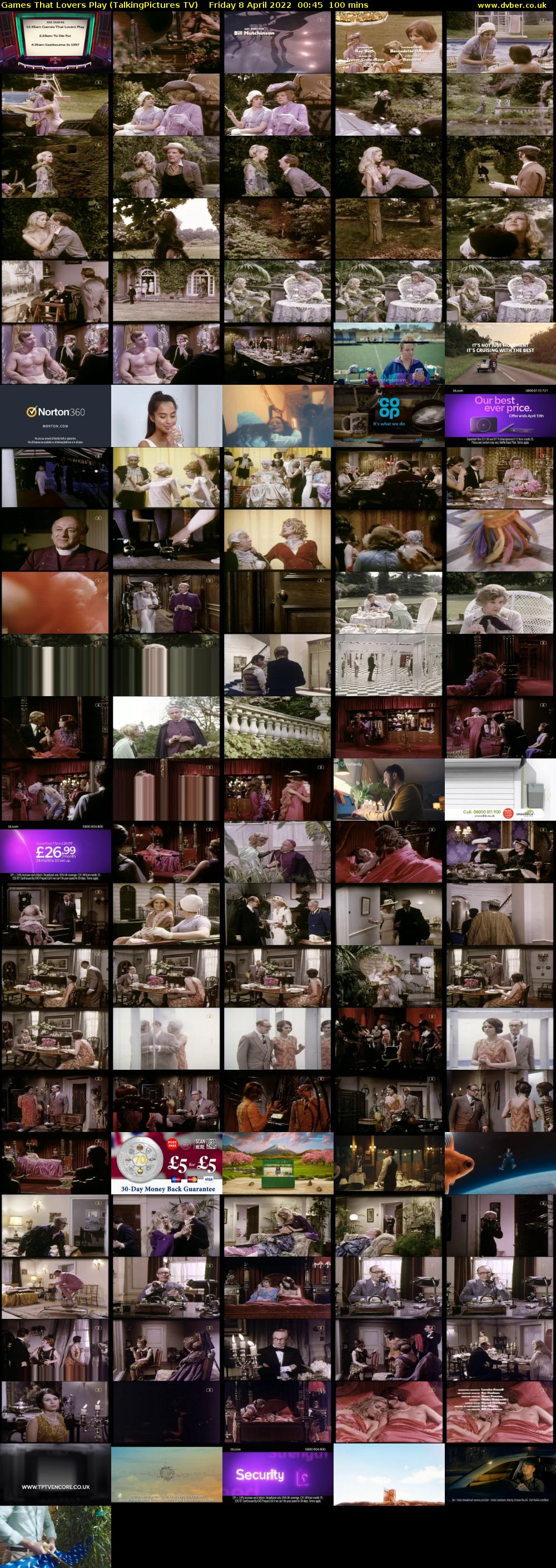 Games That Lovers Play (TalkingPictures TV) Friday 8 April 2022 00:45 - 02:25